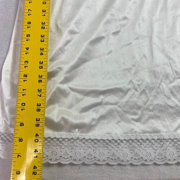 Pink Petals Nightgown Womens S-M Floral Lace Sheer Maxi Satin Fairy Coquette - Picture 6 of 9